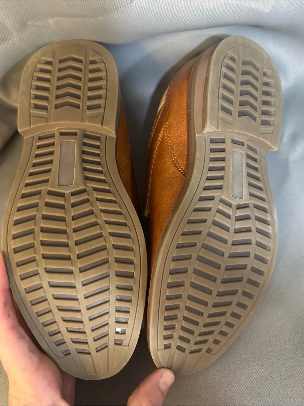 Kids Lace-Up Dress Oxfords in Warm Tan